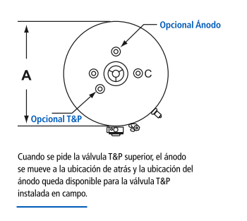 Termotanque a Gas Natural 189 litros
