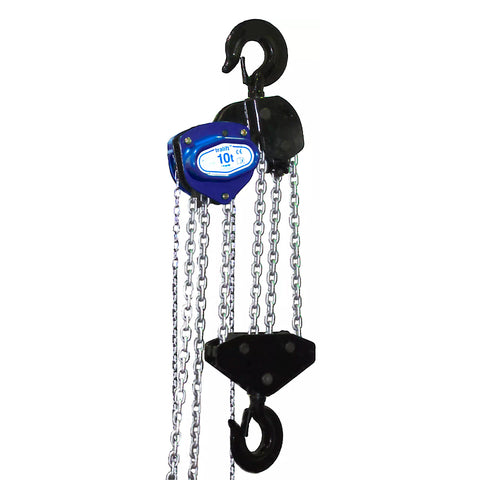 Tecle o Polipasto manual de cadena de 10 TN