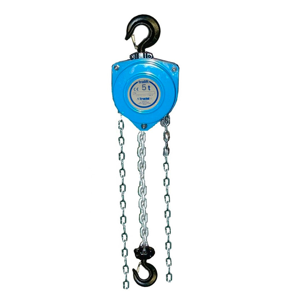 Tecle o Polipasto manual de cadena de 5 TN