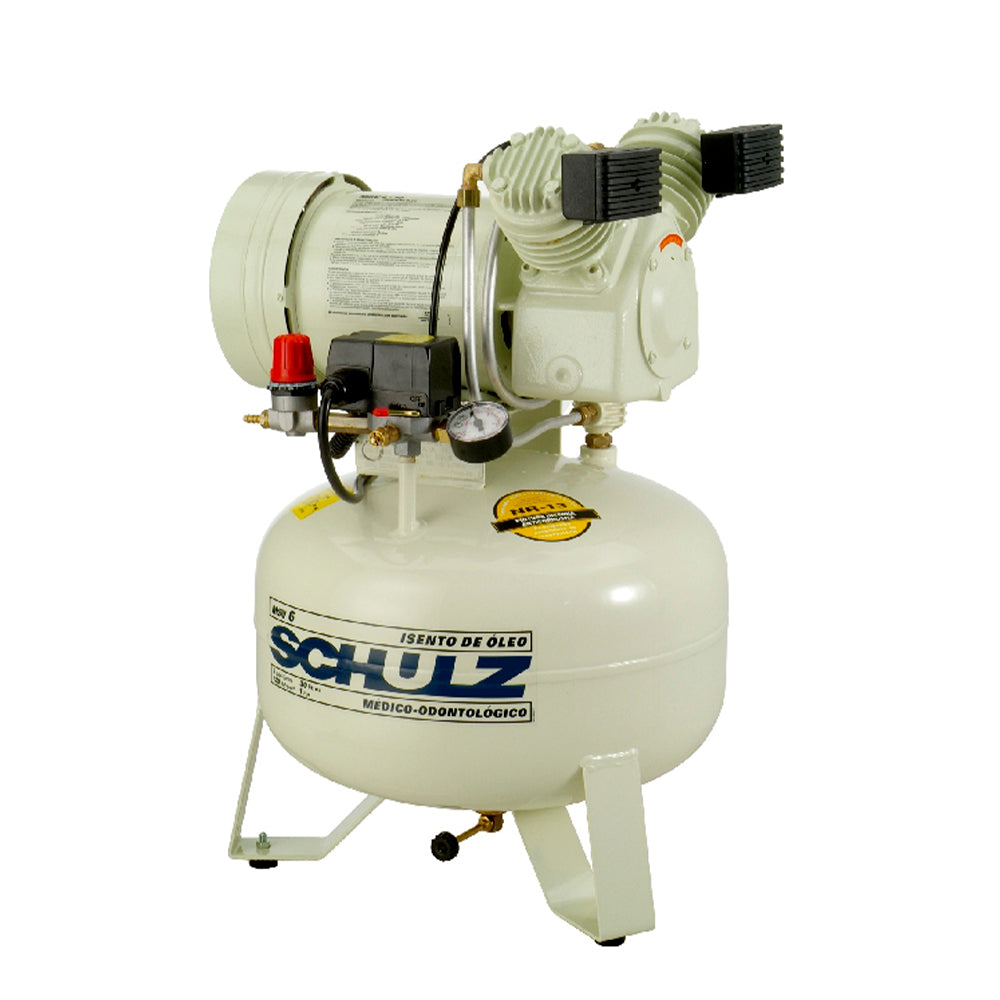 Compresor Odontológico MSV 6/30 MF | 30 Litros – Libre de Aceite y con Tanque Antibacteriano